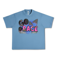 Pebble Blue go race Urban Heavy Tee - Zillion Design Studio