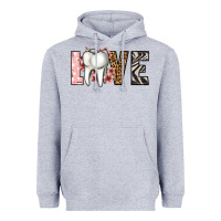 Heather Grey love dentist life Heavyweight Hoodie - Jasminsmagicworld