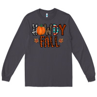 Smoke howdy fall Long Sleeve Tee - CowhideDigitalArt