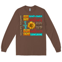 Chestnut sunflower sunshine Long Sleeve Tee - AdoDesignShop
