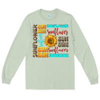 Matcha sunflower sunshine Long Sleeve Tee - AdoDesignShop
