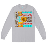 Moon Dust sunflower sunshine Long Sleeve Tee - AdoDesignShop