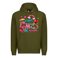 Army Green little miss fifth grade Premium Hoodie - NancyCooperArtShop