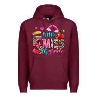 Burgundy little miss fifth grade Premium Hoodie - NancyCooperArtShop
