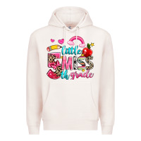 Pale Pink little miss fifth grade Premium Hoodie - NancyCooperArtShop