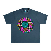 Midnight Navy race sunflower Urban Heavy Tee - Zillion Design Studio