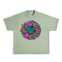 Oil Green race sunflower Urban Heavy Tee - Zillion Design Studio