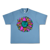 Pebble Blue race sunflower Urban Heavy Tee - Zillion Design Studio