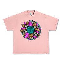 Salmon race sunflower Urban Heavy Tee - Zillion Design Studio