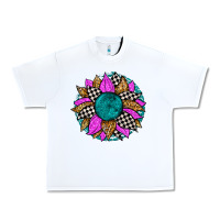 White race sunflower Urban Heavy Tee - Zillion Design Studio