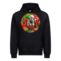 Black christmas hampshire sheep Urban Hoodie - LillyAllenDesigns