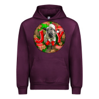 Mauve Wine christmas hampshire sheep Urban Hoodie - LillyAllenDesigns