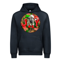 Navy christmas hampshire sheep Urban Hoodie - LillyAllenDesigns