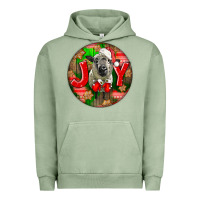 Pigment Oil Green christmas hampshire sheep Urban Hoodie - LillyAllenDesigns