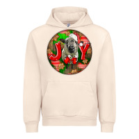 Sandshell christmas hampshire sheep Urban Hoodie - LillyAllenDesigns
