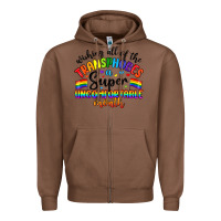 Chestnut wishing all of the transphobes uncomfortable month Zipper Hoodie - Artiststas