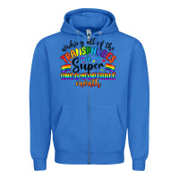 True Royal wishing all of the transphobes uncomfortable month Zipper Hoodie - Artiststas