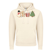 Vintage Artic christmas gingerbread cookies Vintage Hoodie - MaliasSmallBusiness