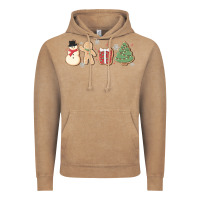 Vintage Coffee christmas gingerbread cookies Vintage Hoodie - MaliasSmallBusiness