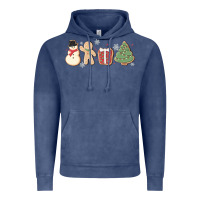 Vintage Denim christmas gingerbread cookies Vintage Hoodie - MaliasSmallBusiness