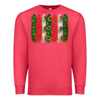 Cardinal mexican flag brushstroke Premium Sweatshirt - Jasminsmagicworld