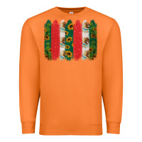 Carrot mexican flag brushstroke Premium Sweatshirt - Jasminsmagicworld