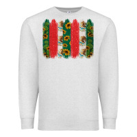 Oatmeal Heather mexican flag brushstroke Premium Sweatshirt - Jasminsmagicworld