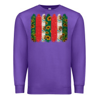 Purple mexican flag brushstroke Premium Sweatshirt - Jasminsmagicworld