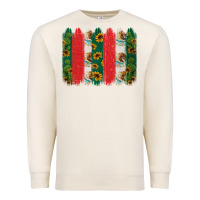 Sandshell mexican flag brushstroke Premium Sweatshirt - Jasminsmagicworld
