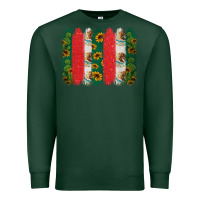 Sports Green mexican flag brushstroke Premium Sweatshirt - Jasminsmagicworld