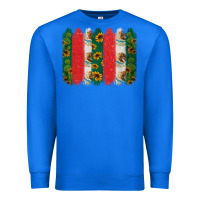 True Royal mexican flag brushstroke Premium Sweatshirt - Jasminsmagicworld