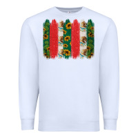 White mexican flag brushstroke Premium Sweatshirt - Jasminsmagicworld