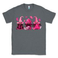 Charcoal Heather breast cancer afro gnomies Classic Tee - FaDigitalArtStudio