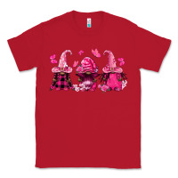 Red breast cancer afro gnomies Classic Tee - FaDigitalArtStudio