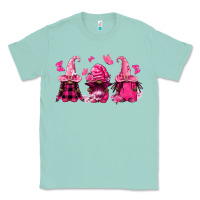 Seafoam breast cancer afro gnomies Classic Tee - FaDigitalArtStudio