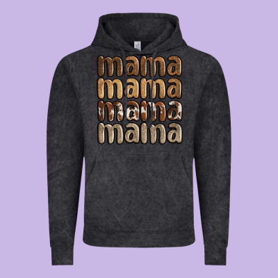 Faux Sequins Mama Vintage Hoodie Designed By Jahusdesignshop