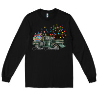Black autism awareness Long Sleeve Tee - SublimationCraftShop