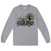 Heather Grey autism awareness Long Sleeve Tee - SublimationCraftShop