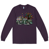Plum autism awareness Long Sleeve Tee - SublimationCraftShop