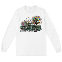 White autism awareness Long Sleeve Tee - SublimationCraftShop