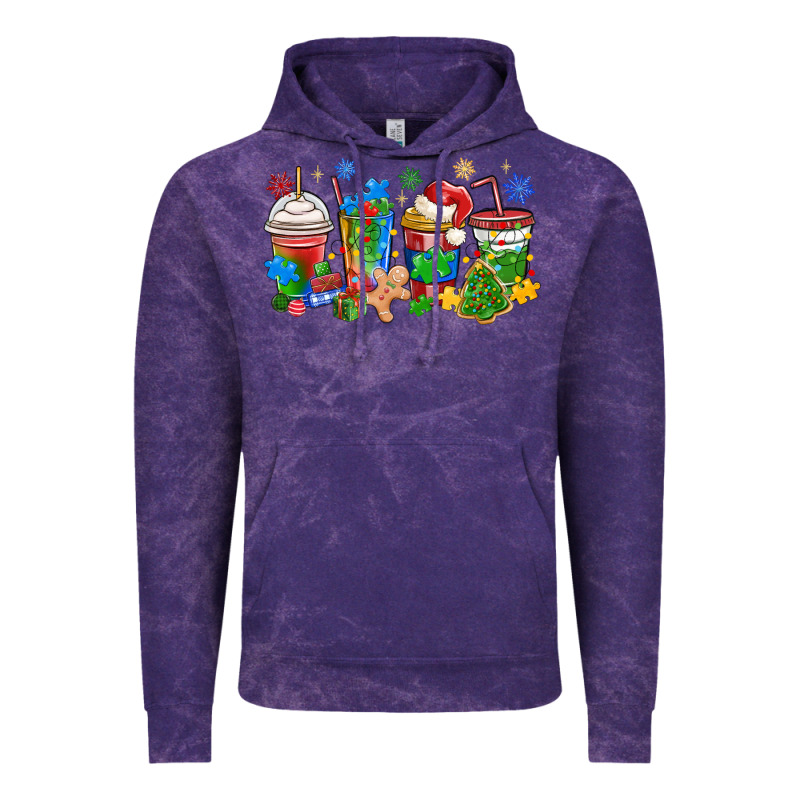Autism Awareness Christmas Coffee Vintage Hoodie by MaliasSmallBusiness | Teevron