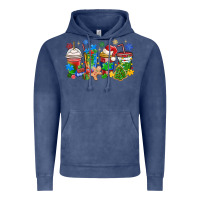 Vintage Denim autism awareness christmas coffee Vintage Hoodie - MaliasSmallBusiness