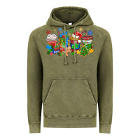 Vintage Olive autism awareness christmas coffee Vintage Hoodie - MaliasSmallBusiness