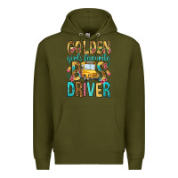 Army Green golden girls favorite bus driver Premium Hoodie - NancyCooperArtShop