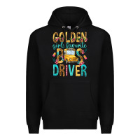 Black golden girls favorite bus driver Premium Hoodie - NancyCooperArtShop