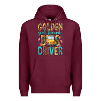 Burgundy golden girls favorite bus driver Premium Hoodie - NancyCooperArtShop