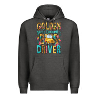 Charcoal Heather golden girls favorite bus driver Premium Hoodie - NancyCooperArtShop