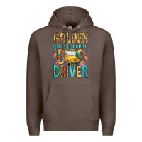 Coffee golden girls favorite bus driver Premium Hoodie - NancyCooperArtShop