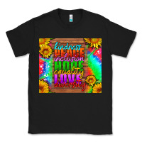 Black kindness peace inclusion hope equality love diversity Classic Tee - HRA Design Shop