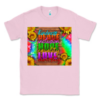 Bubblegum Pink kindness peace inclusion hope equality love diversity Classic Tee - HRA Design Shop
